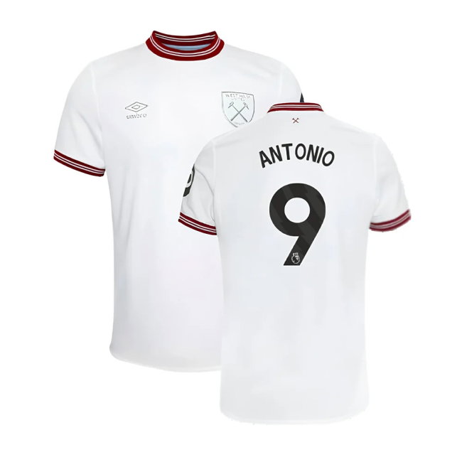 2023-2024 West Ham United Away Shirt (Kids) (ANTONIO 9)-SoccerKits Hub | Buy Soccer Jerseys Online